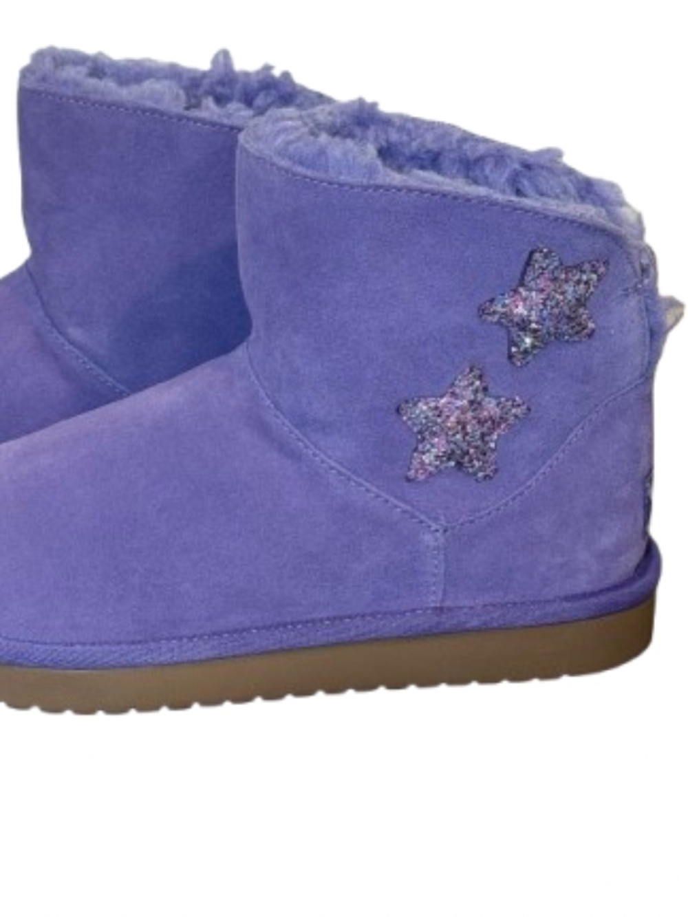 Koolaburra by UGG Kids' K Koola Star Mini Boots - Purple Suede Size US 3